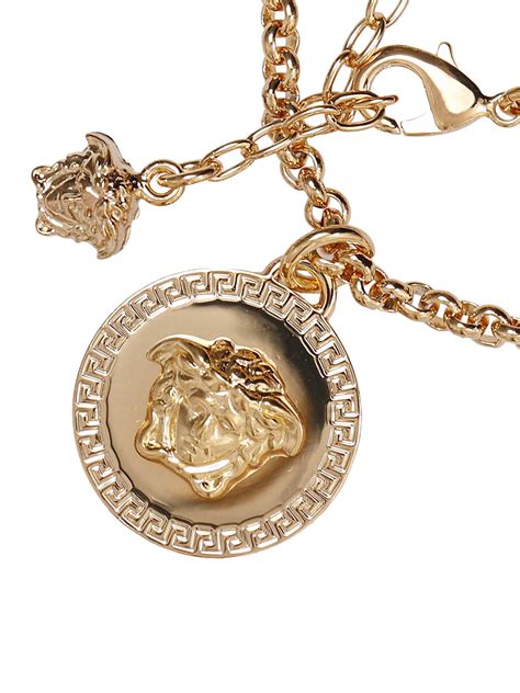 gold chains versace|bracciali versace catalogo.